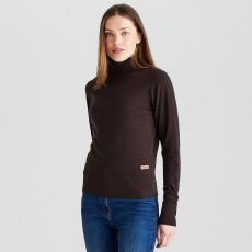 Ridgeline Melford Roll Neck Knitted Jumper Deep Bark Ridgeline Melford Roll Neck Knitted Jumper Deep Bark