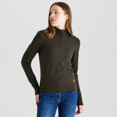 Ridgeline Melford 1/4 Zip Knitted Jumper Deep Forest Ridgeline Melford 1/4 Zip Knitted Jumper Deep Forest