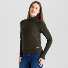 Ridgeline Melford 1/4 Zip Knitted Jumper Deep Forest Ridgeline Melford 1/4 Zip Knitted Jumper Deep Forest