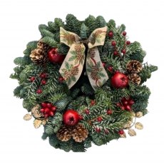 Festive Foraging Wreath 12"
