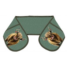 Alex Clark Christmas Highland Cow Oven Glove