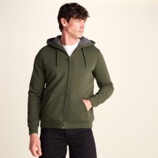 Tog24 Ramsey Zip Sherap Hoodie Khaki