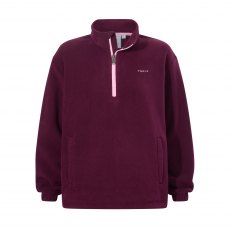 Tog24 Sachs 1/4 Zip Fleece Aubergine