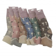 Simply Essentials Ladies Turn Cuff Duck Sock Assorted Simply Essentials Ladies Turn Cuff Duck Sock Assorted