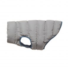 Tog24 Fetch Padded & Reversible Dog Coat Blue/Burnt Caramel