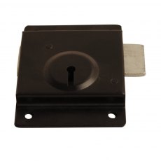 IronCore Press Shed Lock 75mm Black IronCore Press Shed Lock 75mm Black