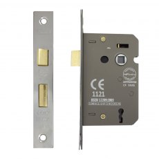 IronCore 3 Lever Mortice Sash Lock Nickel Plated IronCore 3 Lever Mortice Sash Lock Nickel Plated