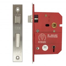 IronCore 5 Lever Mortice BS3621 Sash Lock Stainless Steel IronCore 5 Lever Mortice BS3621 Sash Lock Stainless Steel