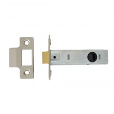 IronCore Tubular Mortice Latch Lock Nickel Plated
