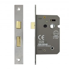 IronCore Bathroom Mortice Lock Nickel Plated