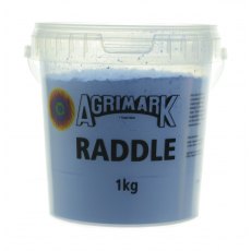 RADDLE POWDER 1KG BLUE