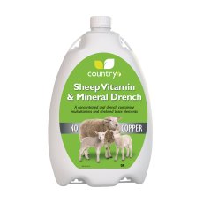 Country UF Sheep Vitamin & Mineral No Copper Drench 5L