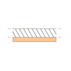 IAE Feed Barrier Timber Base Flat Bracket 14'6"