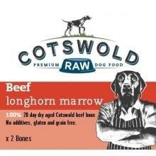 Cotswold Raw Beef Longhorn Marrow Bone 3 Pack