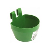 FEEDER GALLEY POT PLASTIC GREEN