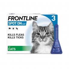 Frontline Spot On For Cats 3 Pipettes
