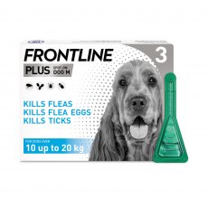 Frontline Plus Dog Medium 3 Pipettes