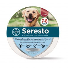 Seresto Flea Collar Dog 8kg Plus