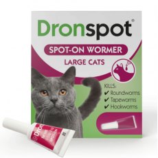 Dronspot Spot On Wormer For Cats 2 Pipettes