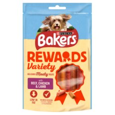 Bakers Rewards Variety With Beef, Chicken & Lamb 100g