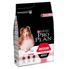 Pro Plan Sensitive Skin Medium Adult Dry Dog Food Salmon 3kg