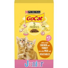 Go-Cat Dry Cat Food Junior Chicken & Turkey With Milk 2kg