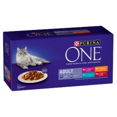 Purina One Adult Cat Food Mini Fillets In Gravy 40x85g