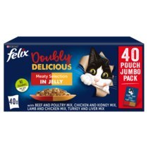 Felix Doubly Delicious Meat Selection 100g