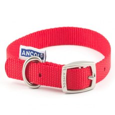 Ancol Red Nylon Collar