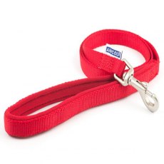 Ancol Red Nylon Lead 1m