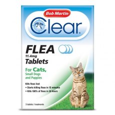 Fleaclear Cat & Small Dog 3 Tablets