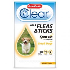 Fleaclear Spot On Small Dog 3 Tube