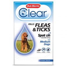 Fleaclear Spot On Medium Dog 3 Tube