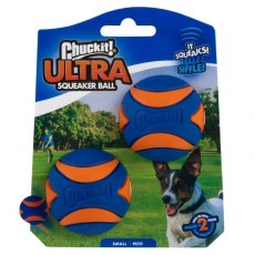 Chuckit Ultra Squeaker Ball Small 2 Pack