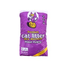 Premium Cat Litter Wood Pellets 15L