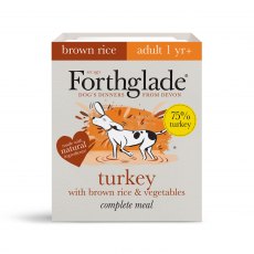 Forthglade Adult Turkey, Brown Rice & Veg 395g