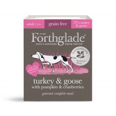 Forthglade Gourmet Adult Turkey & Goose 395g