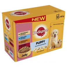 Pedigree Puppy In Jelly 12 x 100g