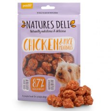 Natures Deli Chicken & Rice Meatballs 100g