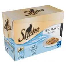 Sheba Fine Flakes Fish 12 x 85g