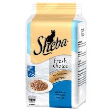 Sheba Fresh Choice Fish 6 x 50g