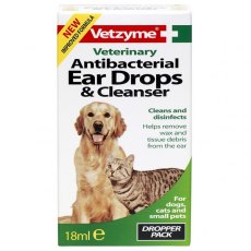 Vetzyme Ear Drops 18ml