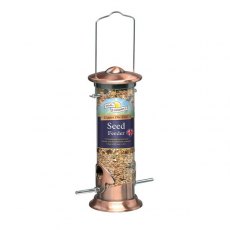 Copper Plated Seed Feeder 20cm