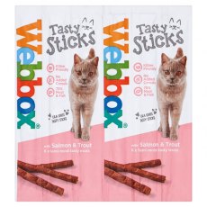 Webbox Tasty Sticks Salmon & Trout 6 Pack