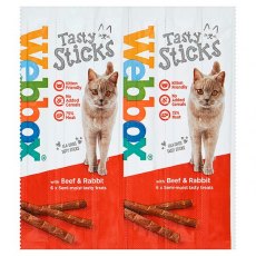 Webbox Tasty Sticks Beef & Rabbit 6 Pack
