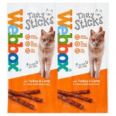 Webbox Tasty Sticks Turkey & Lamb 6 Pack