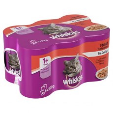 Whiskas Can Meat Selection 6x390g