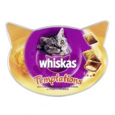 Whiskas Temptations Chicken & Cheese 60g