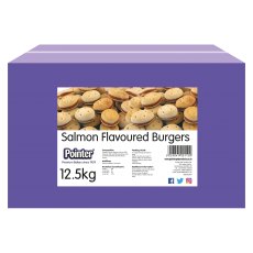 Pointer Salmon Flavoured Burgers 12.5kg