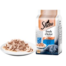 Sheba Pouches Fresh Choice Fish In Jelly 6 Pack